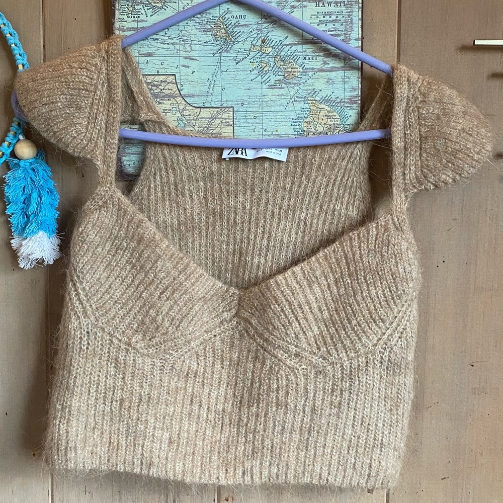 Zara Alpaca Blouse